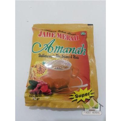 

Jahe merah amanah