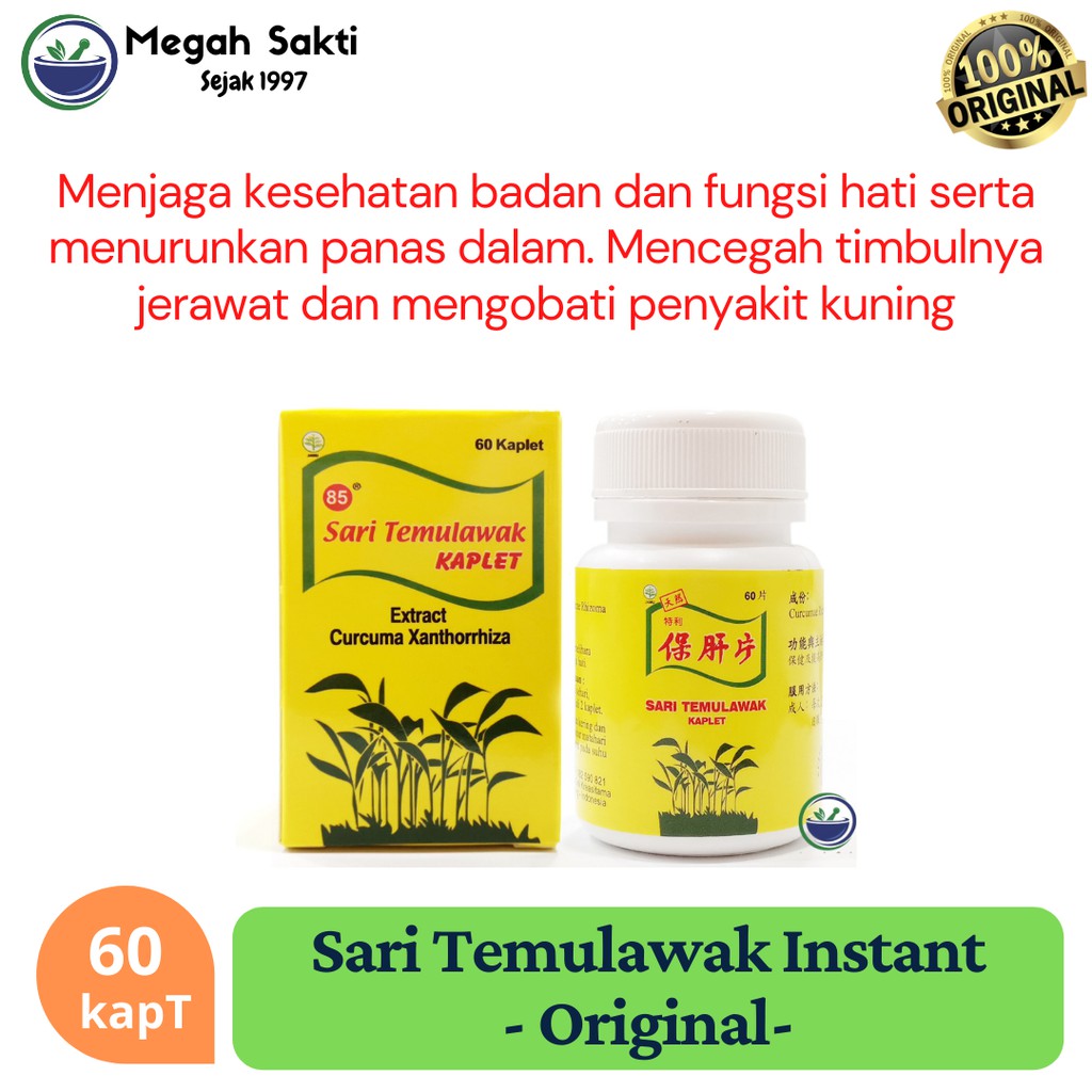 

Megah Sakti - Sari Temulawak Kaplet 60'S Untuk Kesehatan Liver CDK