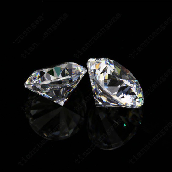 Cubic Zirconia Round Shape Star Cut Grade 6A Swarovski  4mm