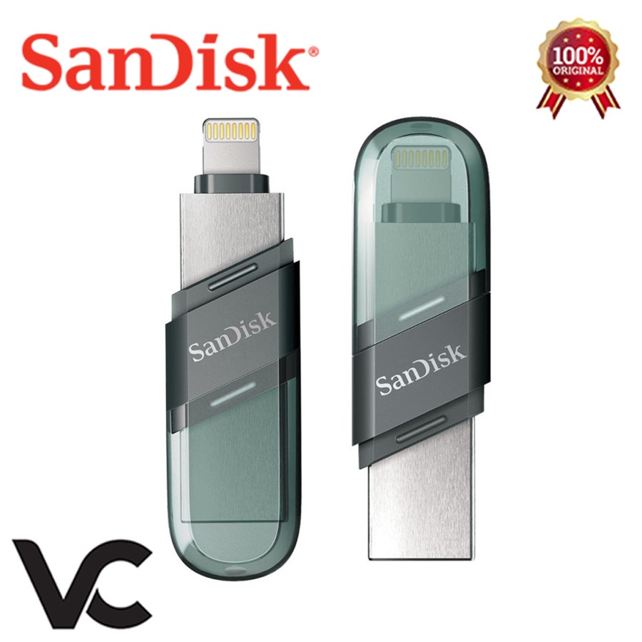 SanDisk iXpand Flip 32GB OTG USB 3.1 Flash Drive Flashdisk 32 GB For iPhone iPad