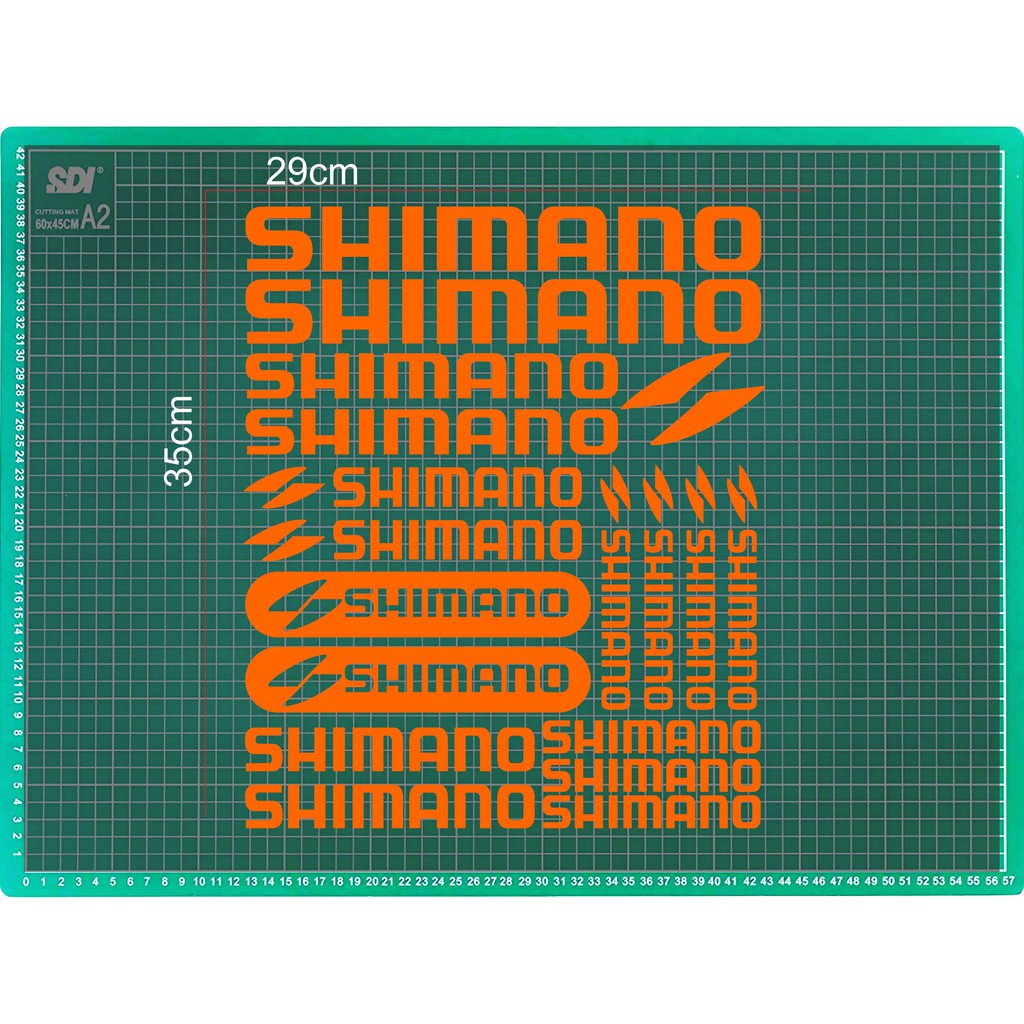 sticker cutting shimano/cutting sticker frame sepeda/sticker sepeda shimano