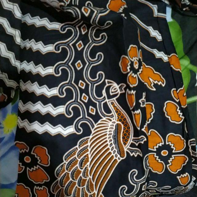 Batik Tunik Shibori Jumputan Terbaru Size S-3l / Hrb026 Yelbor Navbor / Biru Putih
