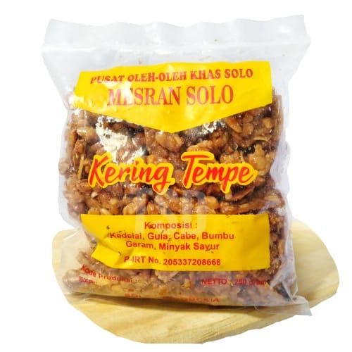 

KERING TEMPE MESRAN 250GR PEDAS MANIS MANTAP