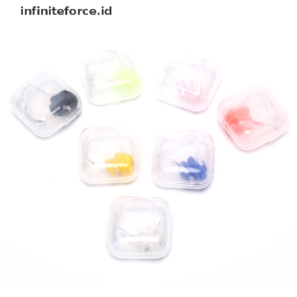 (infiniteforce.id) Klip Penjepit Hidung Bahan Silikon Lembut Nyaman Untuk Anak / Dewasa