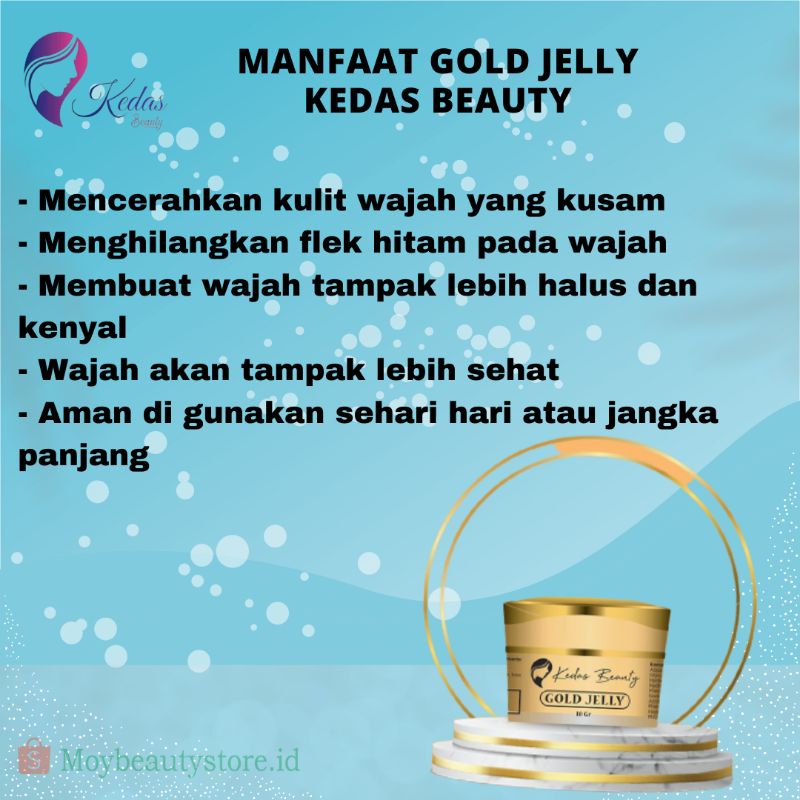 [ORIGINAL] GOLD JELLY KEDAS BEAUTY /KEDAS BEAUTY ORIGINAL GOLD JELLY-1