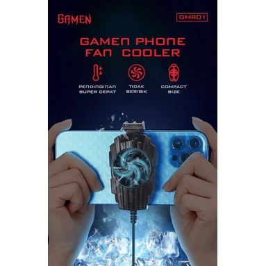 GAMEN Fan Cooler GMR01 Radiator Pendingin HP Cooling Fan Gaming Pendingin Tahan 30menit