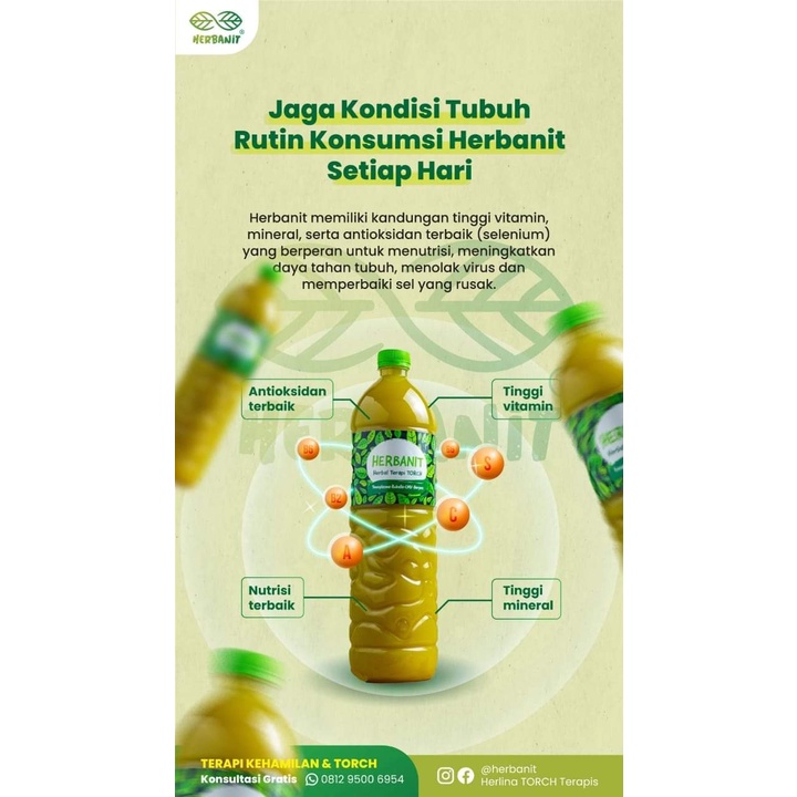 

HERBANIT herbal terapi kehamilan /torch/toxo/rubella/cmv/herpes ORI