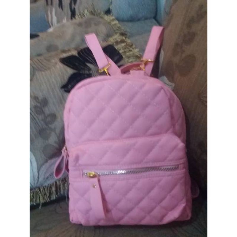 Tas ransel wanita warna pink