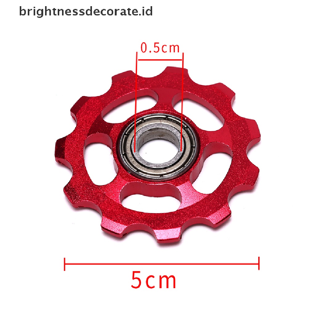 2 Pcs Pulley Derailleur Belakang Sepeda 11T Bahan Aluminum Alloy