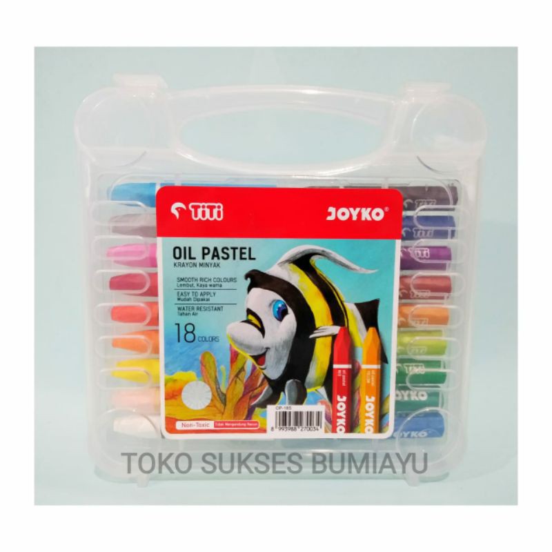 

Crayon Set Anak Krayon Joyko 18 Pcs Oil Pastel