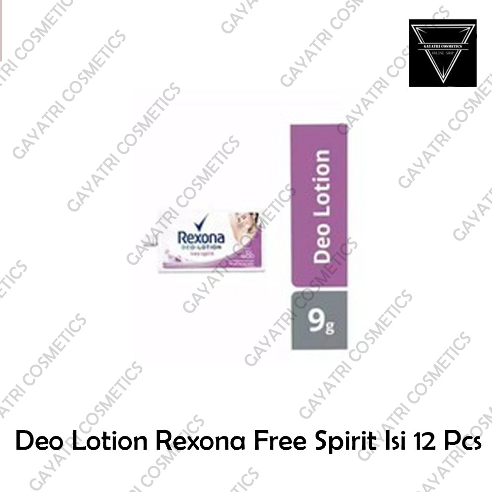 Deo Lotion Rexona Free Spirit   Isi 12  Pcs