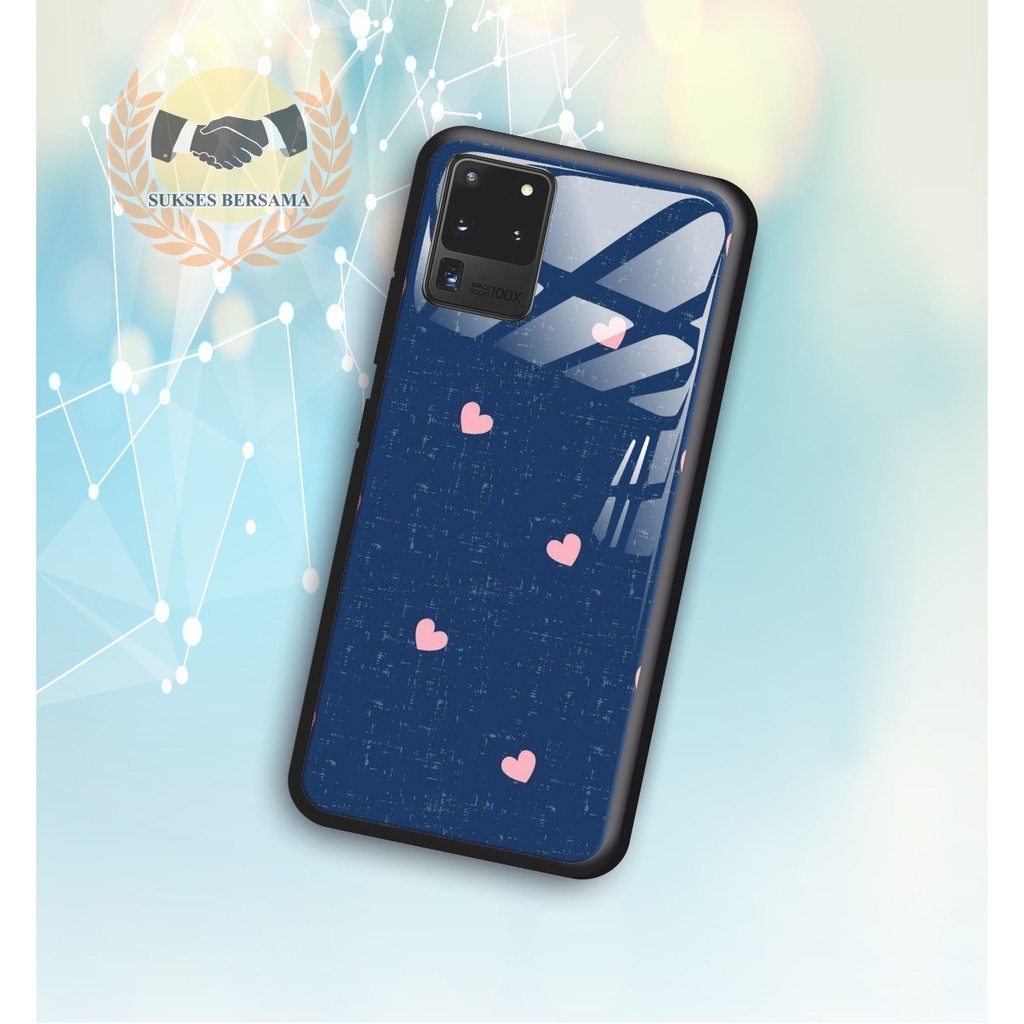 Back case glass LOVE Samsung J2prime G530prime A20 A30 A20s A50 A50s A21s A01 A11 A31 A51 M11 BSB932