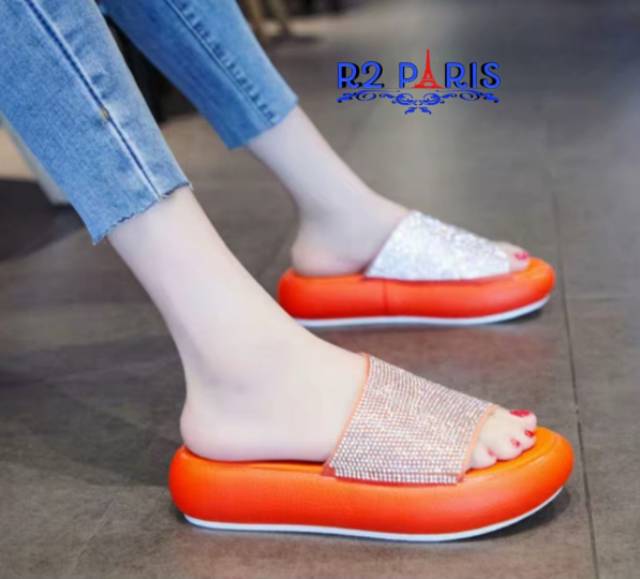 ZPT-Sandal wedges wanita OF-16