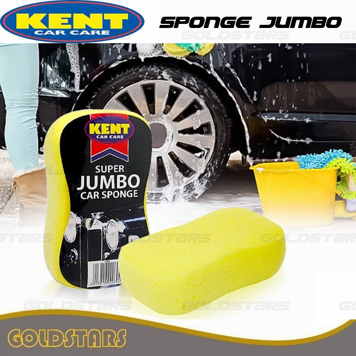 Spon Pencuci Mobil / Kent Car Wash Sponge Super Jumbo / Busa Spons Shrink