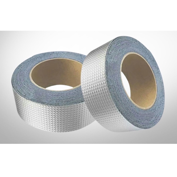 GTE | LAKBAN ANTI BOCOR ALUMINIUM BUTYL TAPE WATERPROOF TAHAN PANAS | Lakban ukuran 5x300cm / 5x500cm/10x500cm/15x500cm Anti panas Menambal Lubang