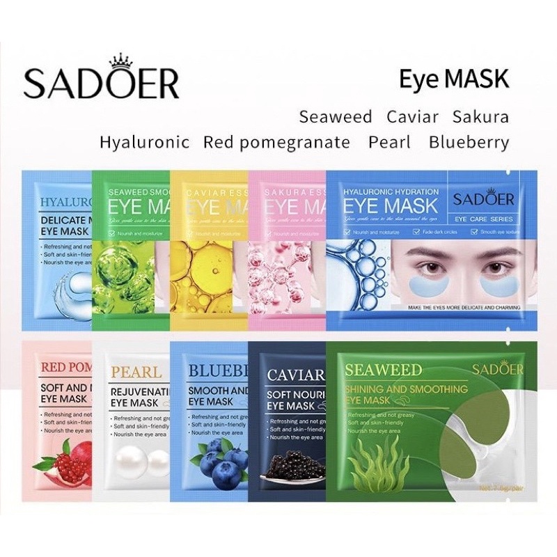 SADOER MASKER MATA / EYE SHEET MASK MURAH BERKUALITAS