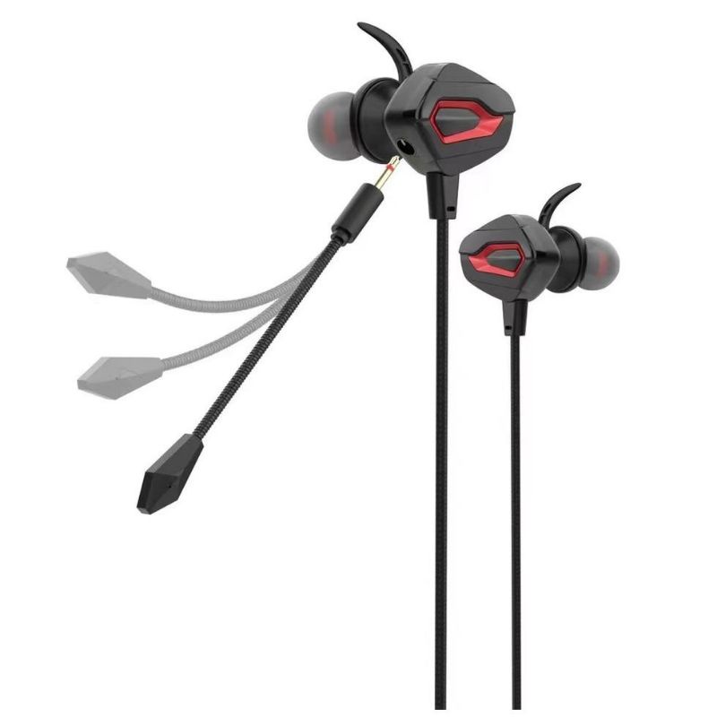 [ PROMO ] Earphone Gaming GM-008 Original With Dual HD Microphone -. Headset Gaming Free Sarung Jempol