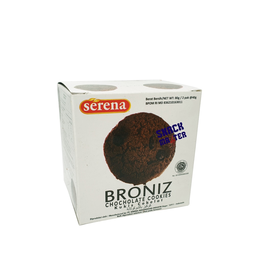 

Serena Broniz Chocolate Cookies - Netto 80 gr