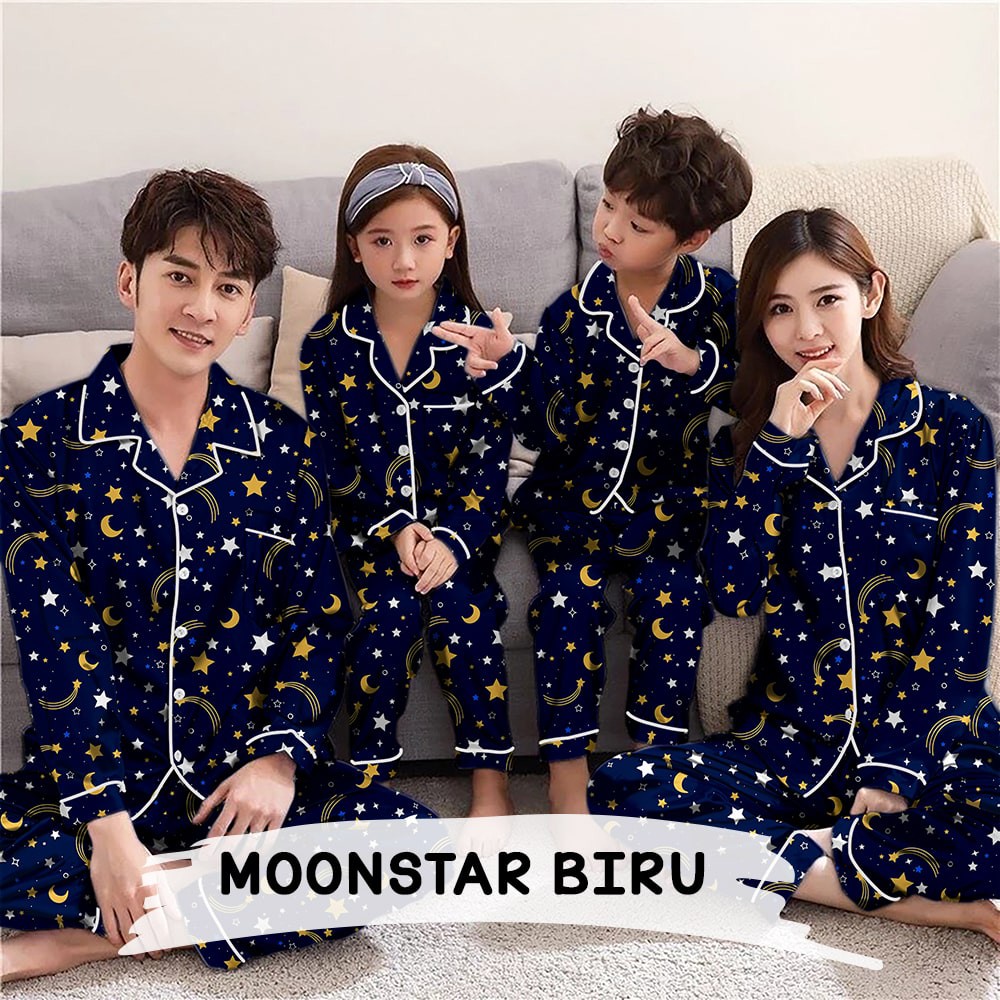 SS Monalisa Piyama Pajamas PP L All Size Celana Lengan Panjang Motif Karakter - Part 1 Dewasa