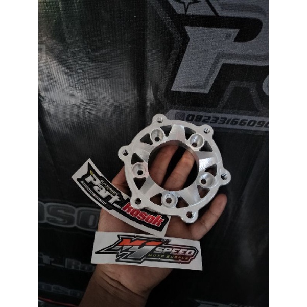 Adaptor plendes dudukan piringan cakram Dtracker PNP tromol megapro GL Tiger by M1 spedd