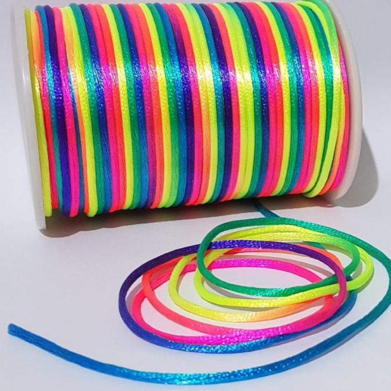 GELANG RANBOW TALI SATIN LONCENG(beli 10 pcs free 1 Glng polos)gelang viral / gelang kaki / gelang Costum / gelang huruf / gelang kekinian / gelang simpel / gelang emas / gelang cantik / gelang imut / gelang persahabatan / gelang BESTie / gelang cinta