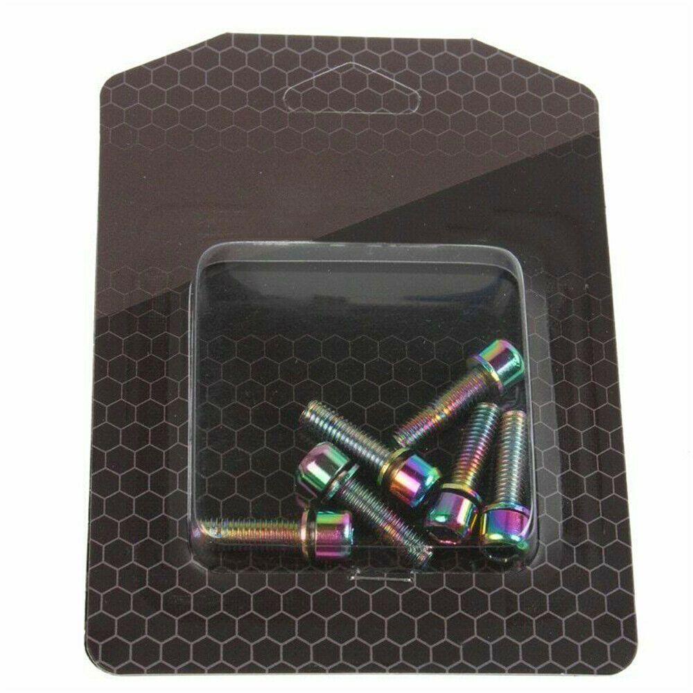 R-FLOWER 6pcs Baut Tetap M5 x 18mm Aksesoris Stainless Steel Bolt Sepeda Batang Sekrup