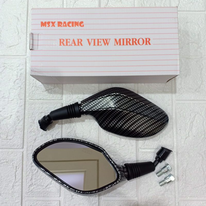 Spion Click  Karbon Spion Model click 125 Hma Hitam/Spion Klik two tone Universal Nmax,Nmax New 2020,Aerox,Adv,Xmax,Vario Dll-KARBON MSX