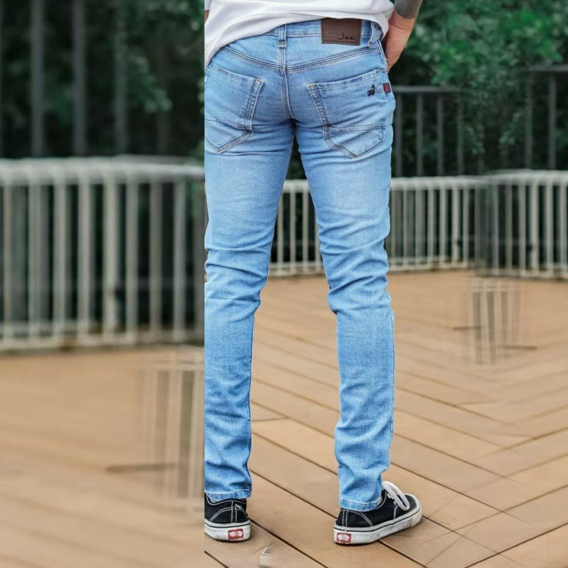 Mavia Pants - Celana Jeans Panjang Pria Standar Regular Skinny Semi Slimfit Cwo Murah Ukuran 27 - 38 Bahan Distro Keren Denim Streetch Original Premium S M L XL Terbaru