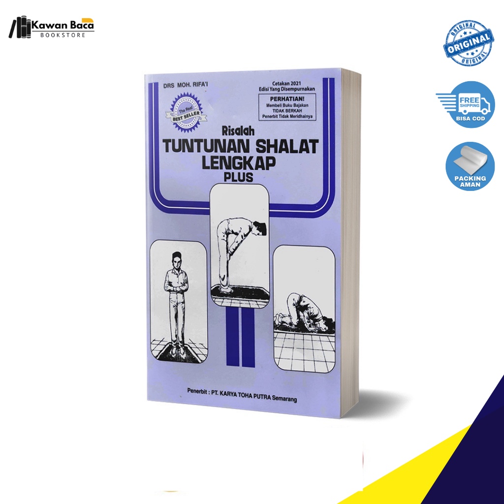 Buku Risalah Tuntunan Shalat Lengkap Plus / Buku Tuntunan Shalat / Buku Panduan Shalat
