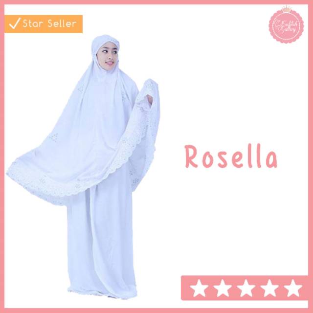 Mukena Polos Dewasa Katun Murah Rosella By Fadilah Gallery