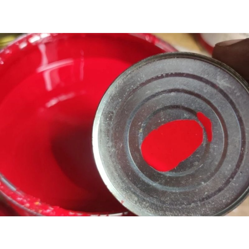 Cat PU red ferrari || bright red pu eceran