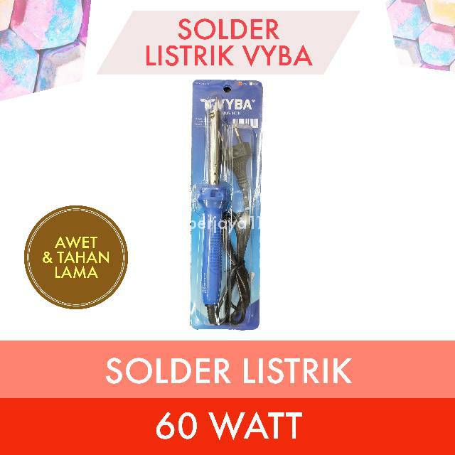 Solder Listrik Timah Iron Solder gagang plastik Vyba 60watt | Shopee