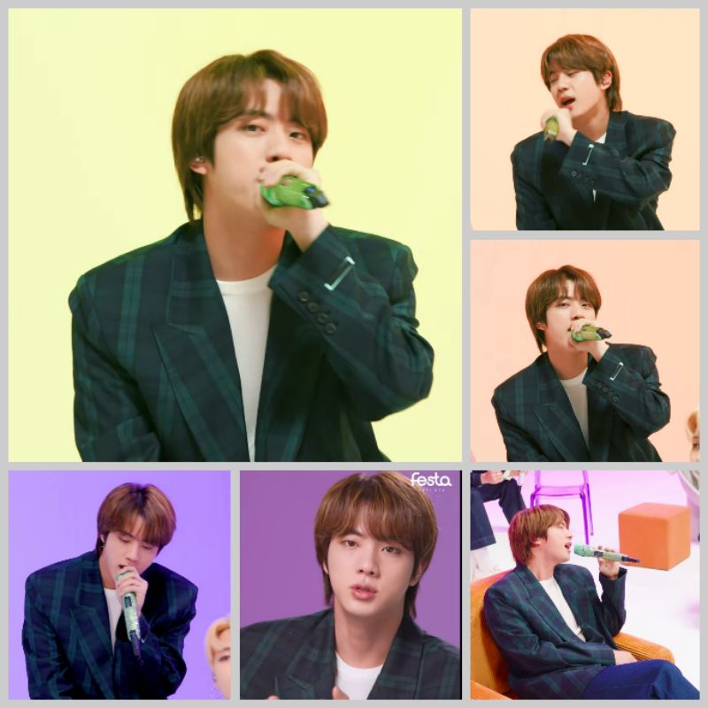 OFFICIAL BTS KIM SEOK JIN JACKET INSTANTFUNK BAJU JAS BTS FESTA