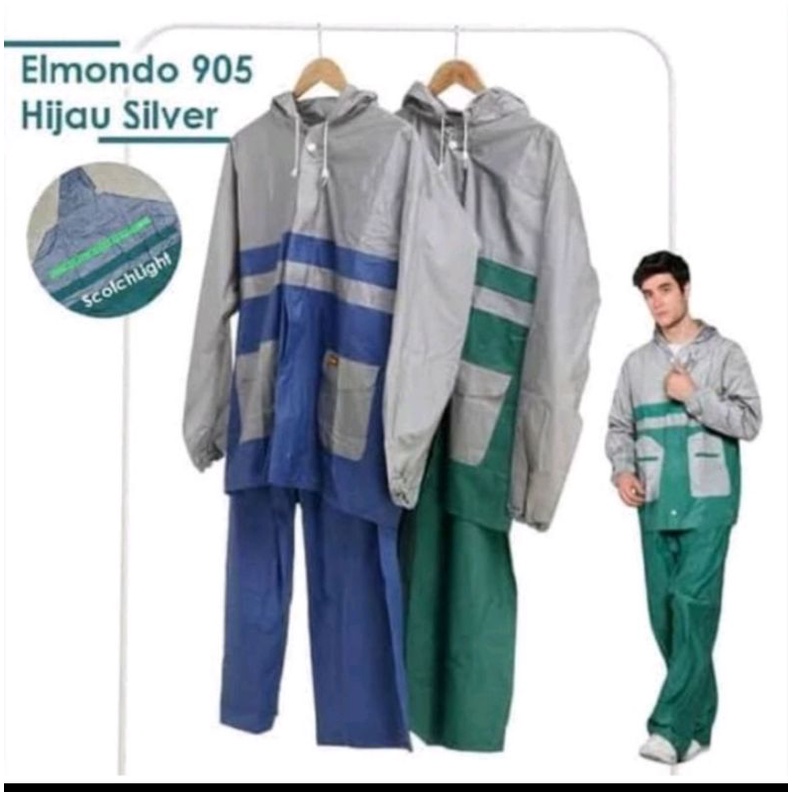 JAS HUJAN Setelan New Kombinasi Elmondo Jaket Celana ELMONDO 905 TERMURAH / Jas Hujan Jaket Celana