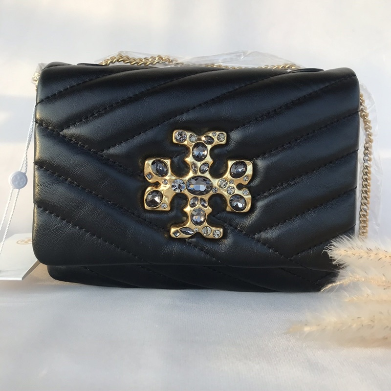 TB Fleming soft distressed pouch black