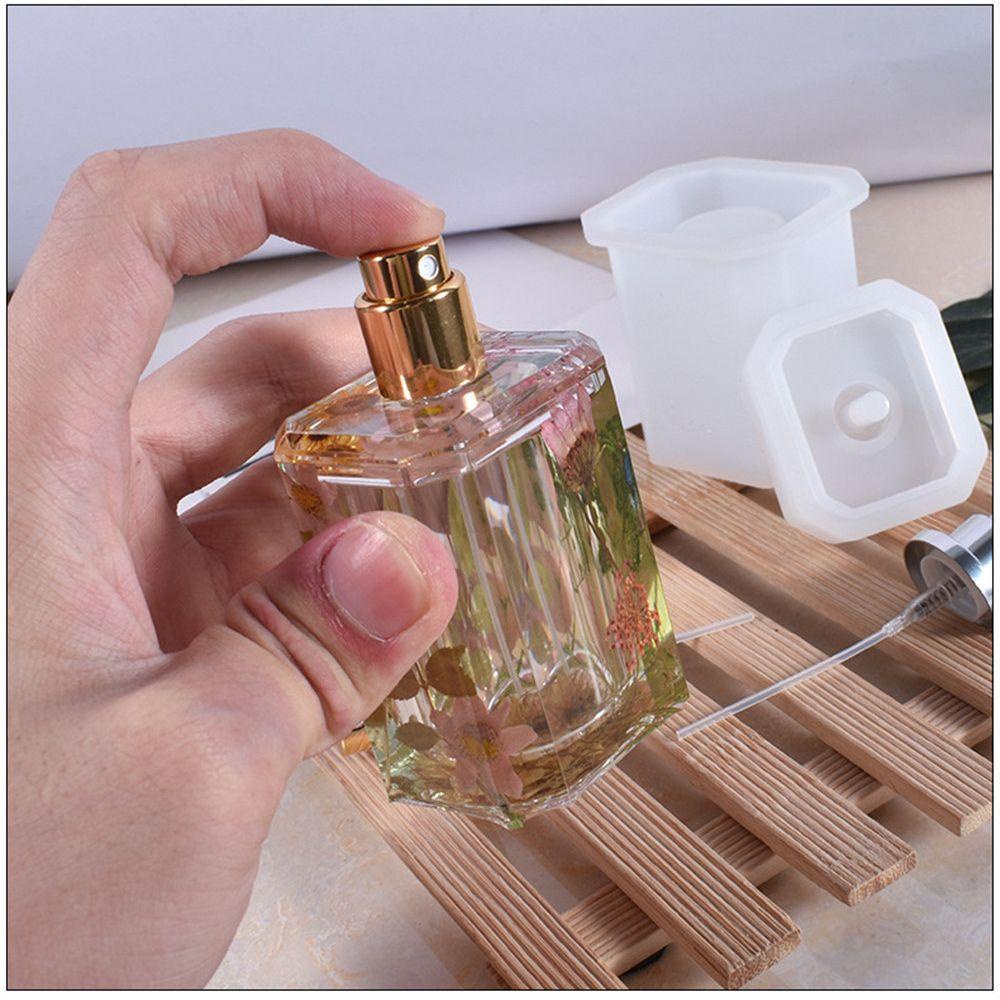 Preva Cetakan Botol Parfum Dekorasi Rumah Casting DIY Epoxy Resin Mold