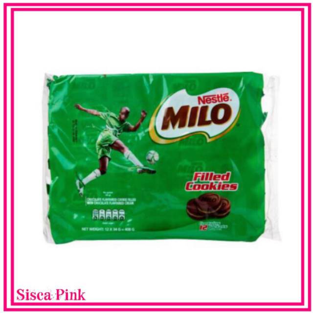 

Nestle Milo Filled Cookies 408g