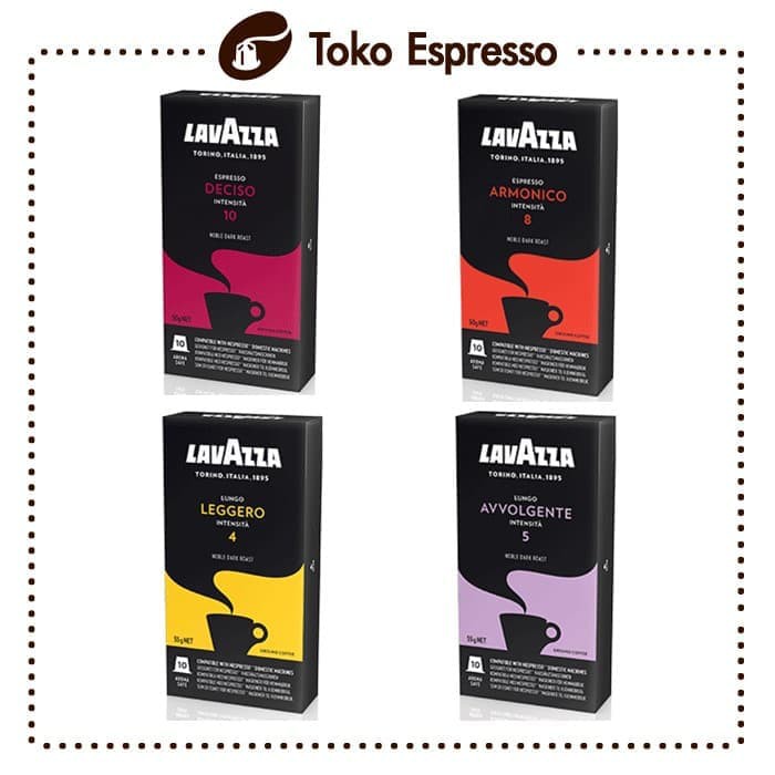 

Paket 4 Flavor Lavazza Nespresso 4 Box - kkp2124