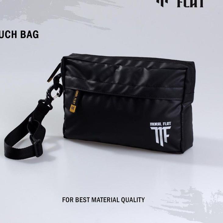 [C_030] 2.2 Moral Flat-Handbag Tas Tangan-Waterproof-Anti Air-Hitam JNT COD