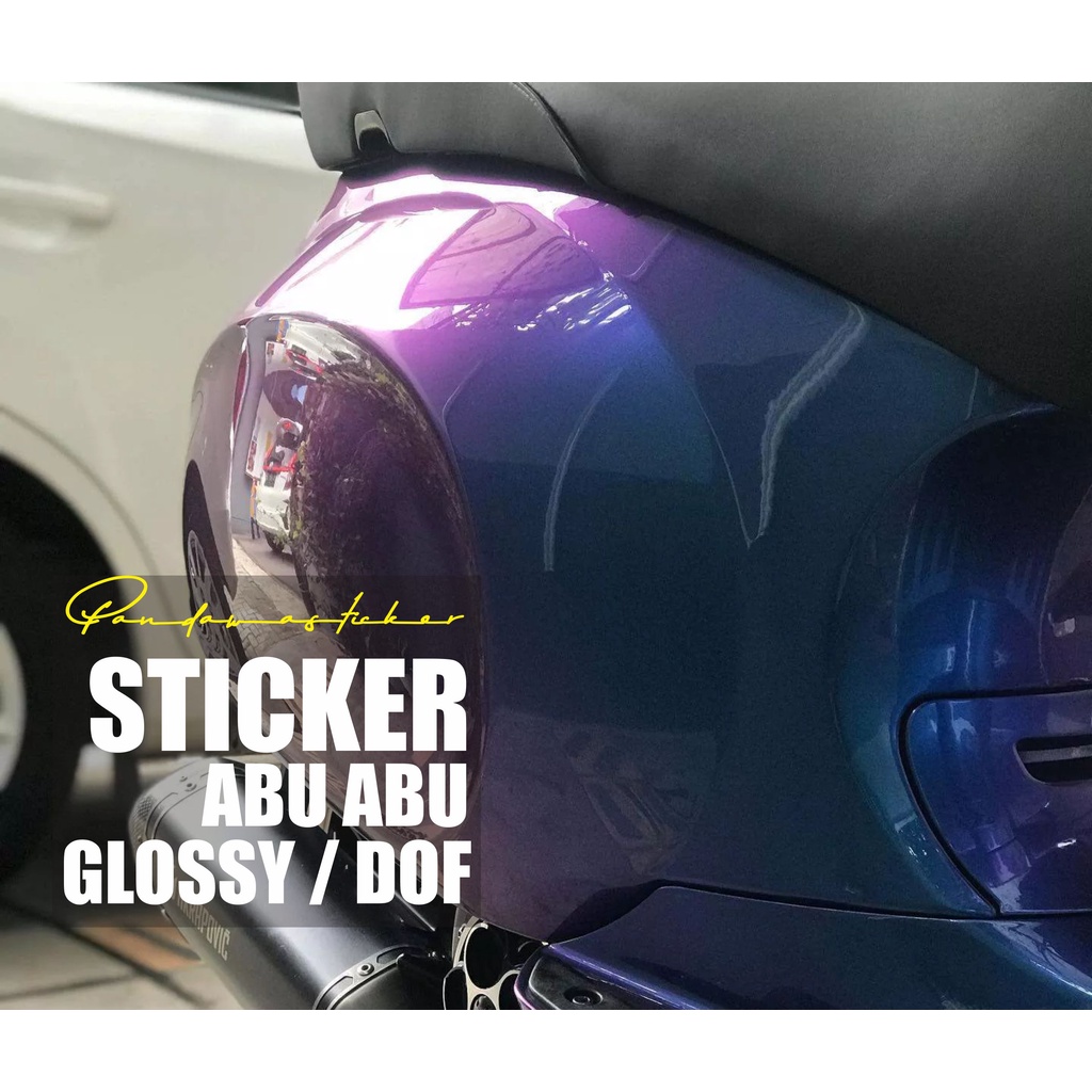 SKOTLET STICKER BUNGLON CHAMELEON MOBIL MOTOR