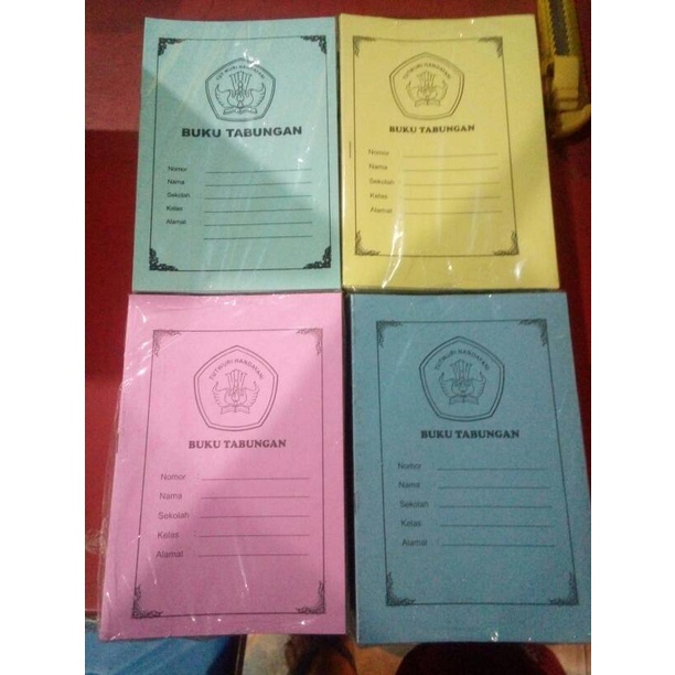 

Buku tabungan 1 pak (100 buku)