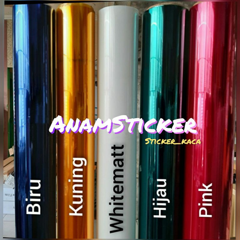 New kaca film warna / kaca film premium / kaca film mobil / stiker kaca penolak panas Original