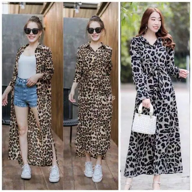Gamis Terbaru lorenjo LEOPARD MAXY LEOPARD G8C9 New product Muslim Premium Formal Baju Terbaru 2023 