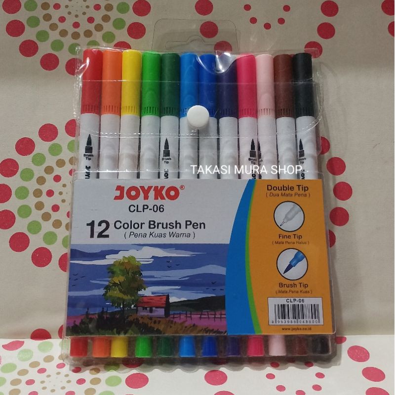 

Brush Pen Joyko CLP - 06 / Pena kuas warna merek joyko