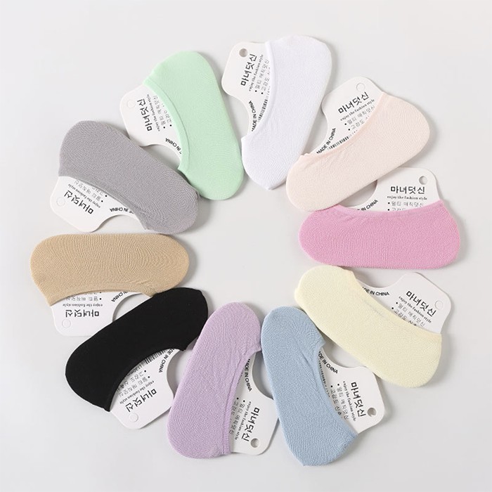 OVERFLOWS.ID Kaos Kaki Invisible Low Cut Dewasa Pendek Silicon Hidden Sock Import