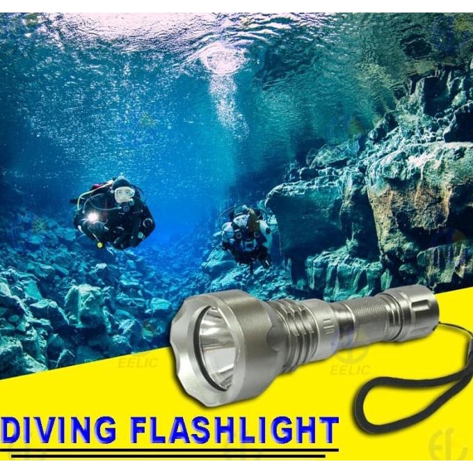 EELIC LAS-8763 LAMPU SENTER SWAT EMERGENCY SENTER DIVING