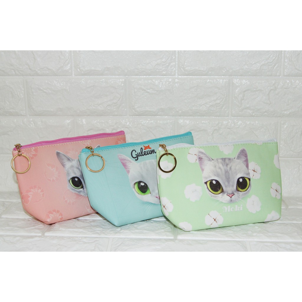 Pouch make Up sebaguna / Tempat Simpan Barang-kucing lucu