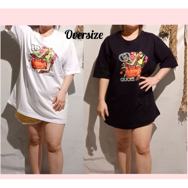  kaos  Wanita  Sablon Jumbo Oversize baju  Wanita  baju  atasan 