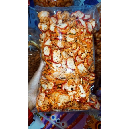 

kerupuk seblak kering pedas 500 gr