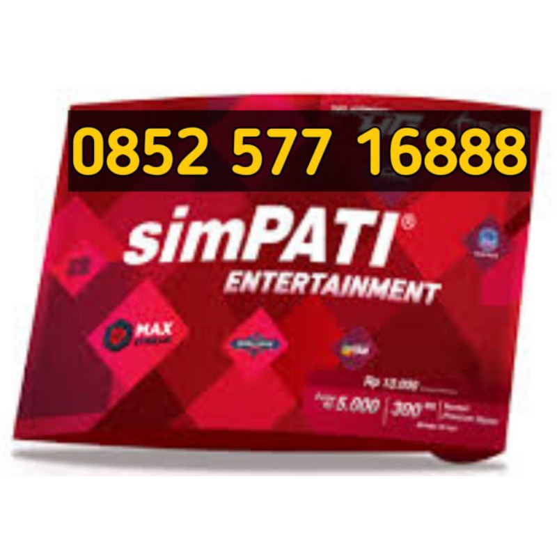 nomer cantik langka triple 888 16888 Telkomsel nomer hoki